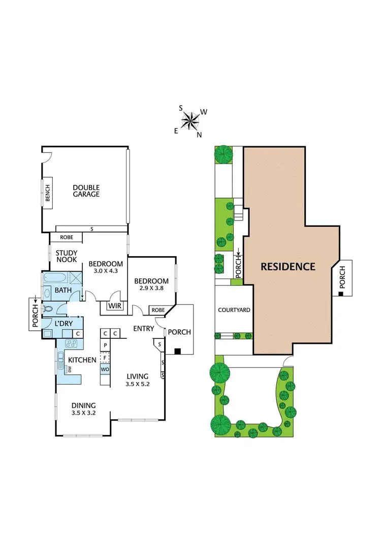 Floorplan of Homely house listing, 1/320 Main Road, Lower Plenty VIC 3093