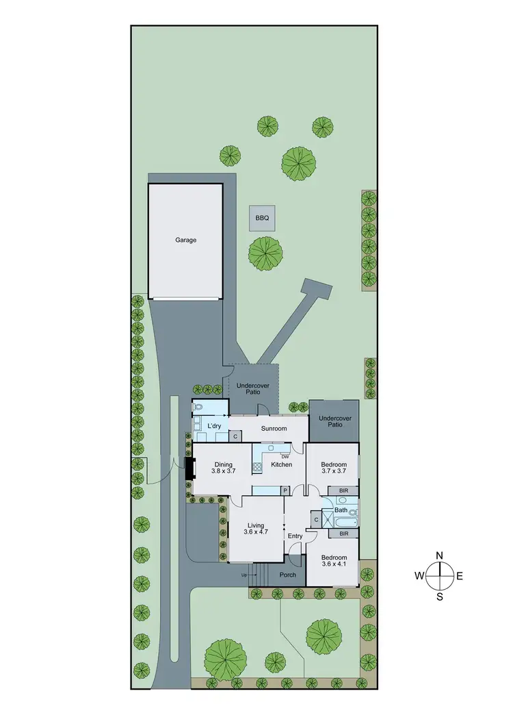 Floorplan of Homely house listing, 21 Westbrook Street, Chadstone VIC 3148