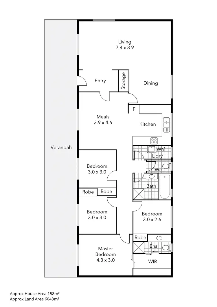 Floorplan of Homely house listing, 838 Linton Carngham Road, Snake Valley VIC 3351