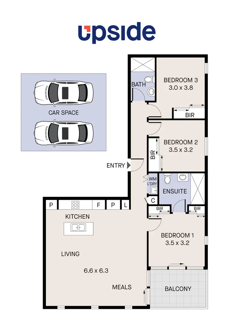 Floorplan of Homely apartment listing, 402/8A Evergreen Mews, Armadale VIC 3143