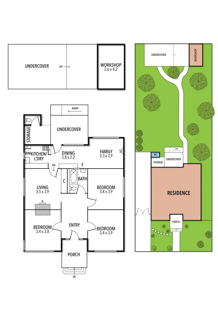 Floorplan of Homely house listing, 18 Brown Avenue, Ascot Vale VIC 3032