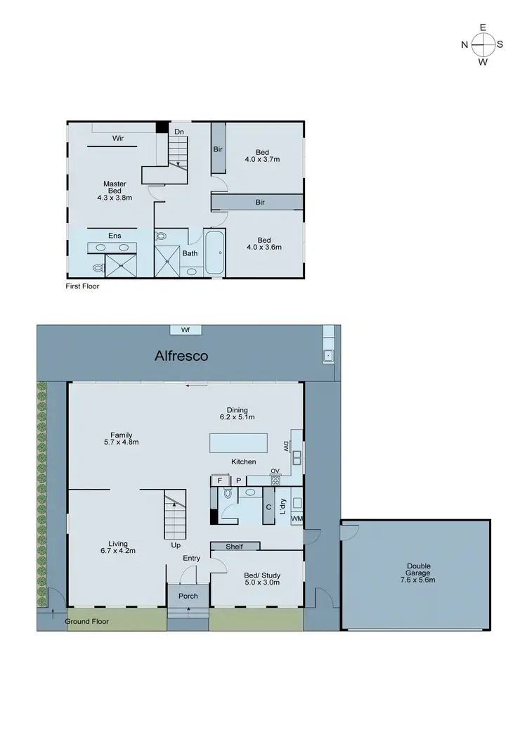 Floorplan of Homely townhouse listing, 1C Milroy Street, Brighton East VIC 3187