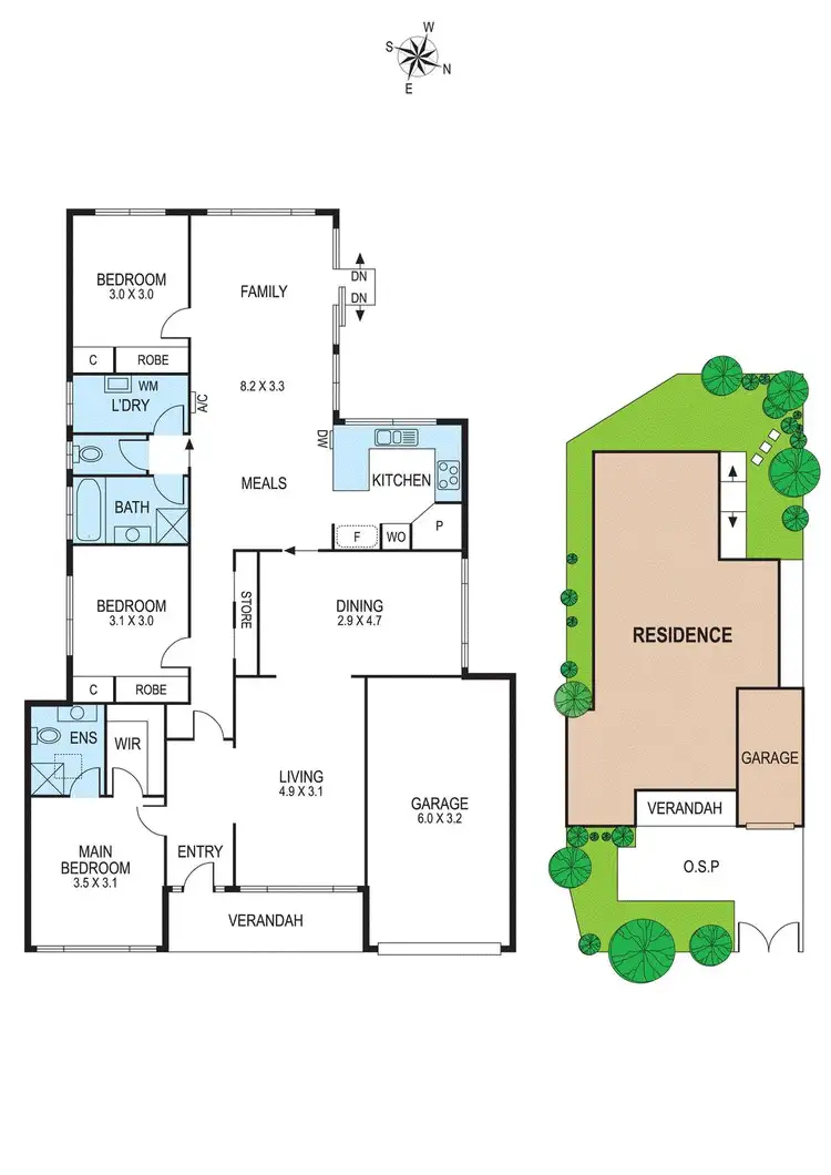 Floorplan of Homely unit listing, 1/84 Truganini Road, Carnegie VIC 3163