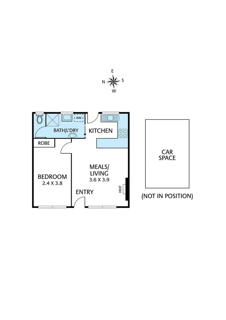Floorplan of Homely unit listing, 5/11 Luckie Street, Nunawading VIC 3131