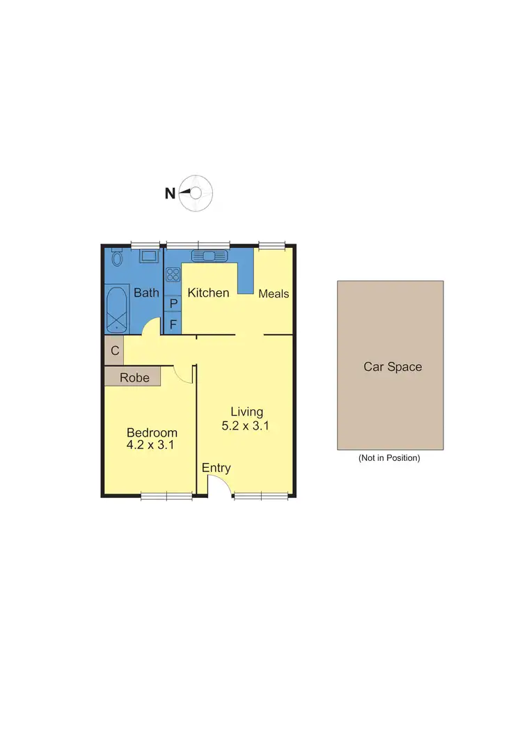 Floorplan of Homely apartment listing, 4/330 Riversdale Road, Hawthorn East VIC 3123