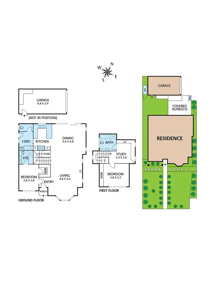 Floorplan of Homely townhouse listing, 2/29 Hillside Road, Rosanna VIC 3084