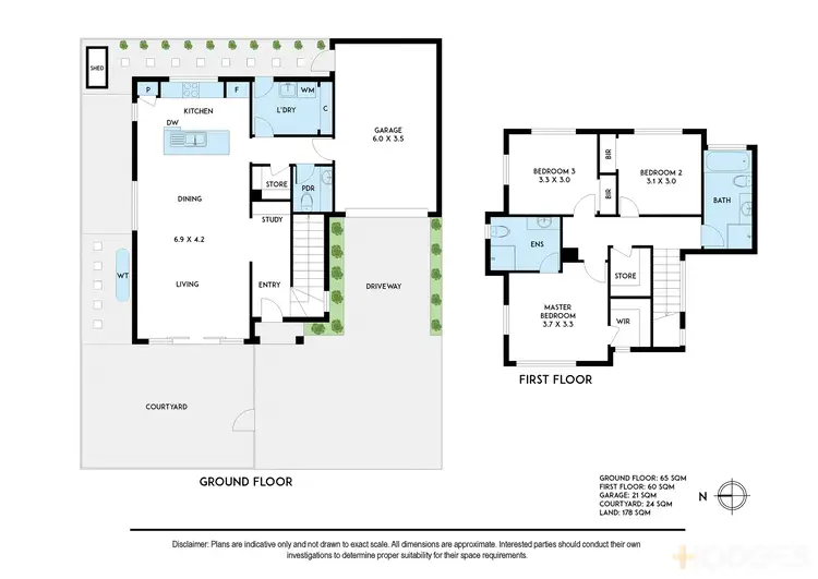 Floorplan of Homely townhouse listing, 3/121 Collins Street, Mentone VIC 3194