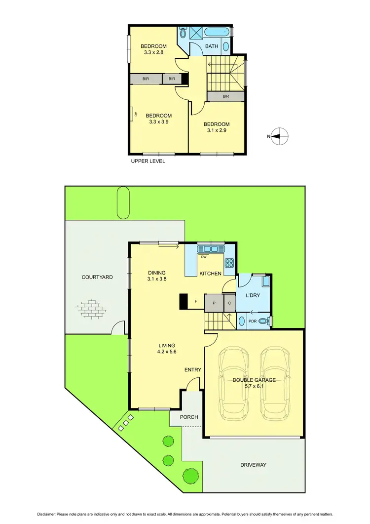 Floorplan of Homely townhouse listing, 6/76-78 Oban Road, Ringwood VIC 3134