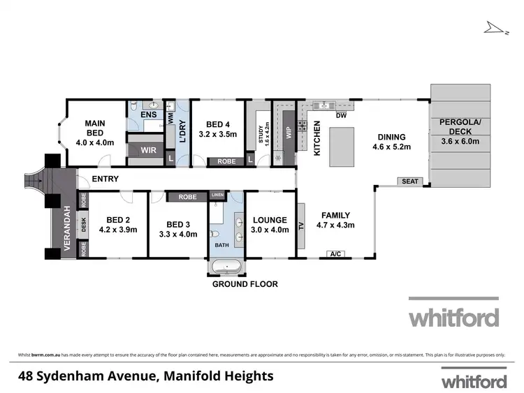 Floorplan of Homely house listing, 48 Sydenham Avenue, Manifold Heights VIC 3218