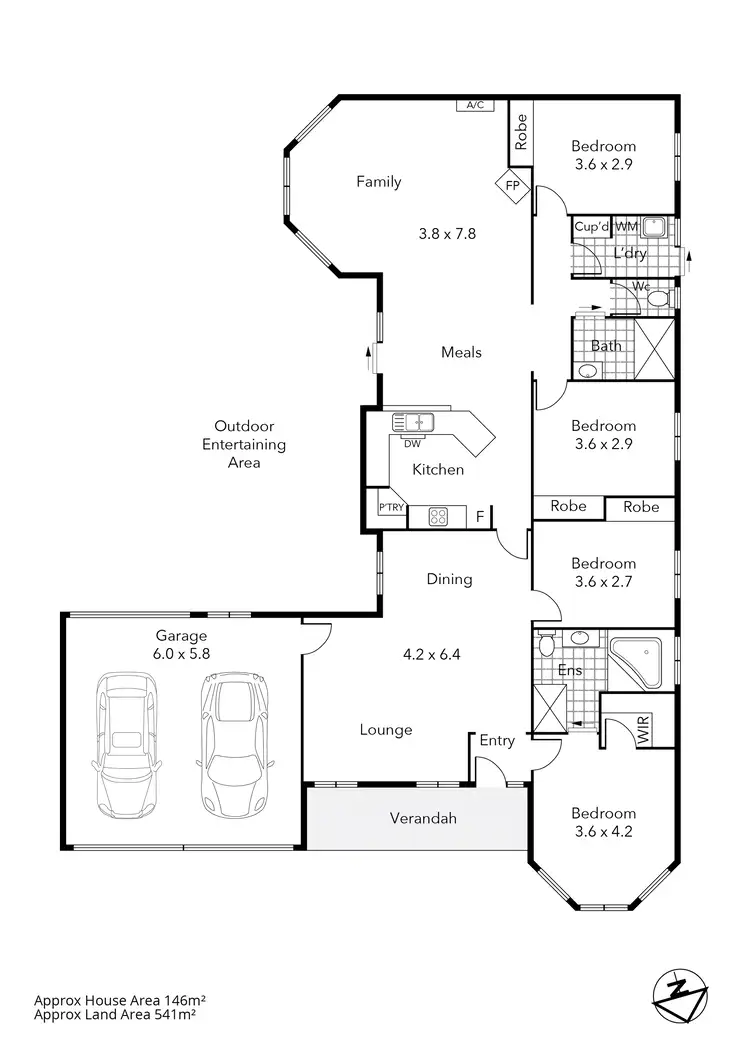 Floorplan of Homely house listing, 31 Lake Gardens Avenue, Lake Gardens VIC 3355