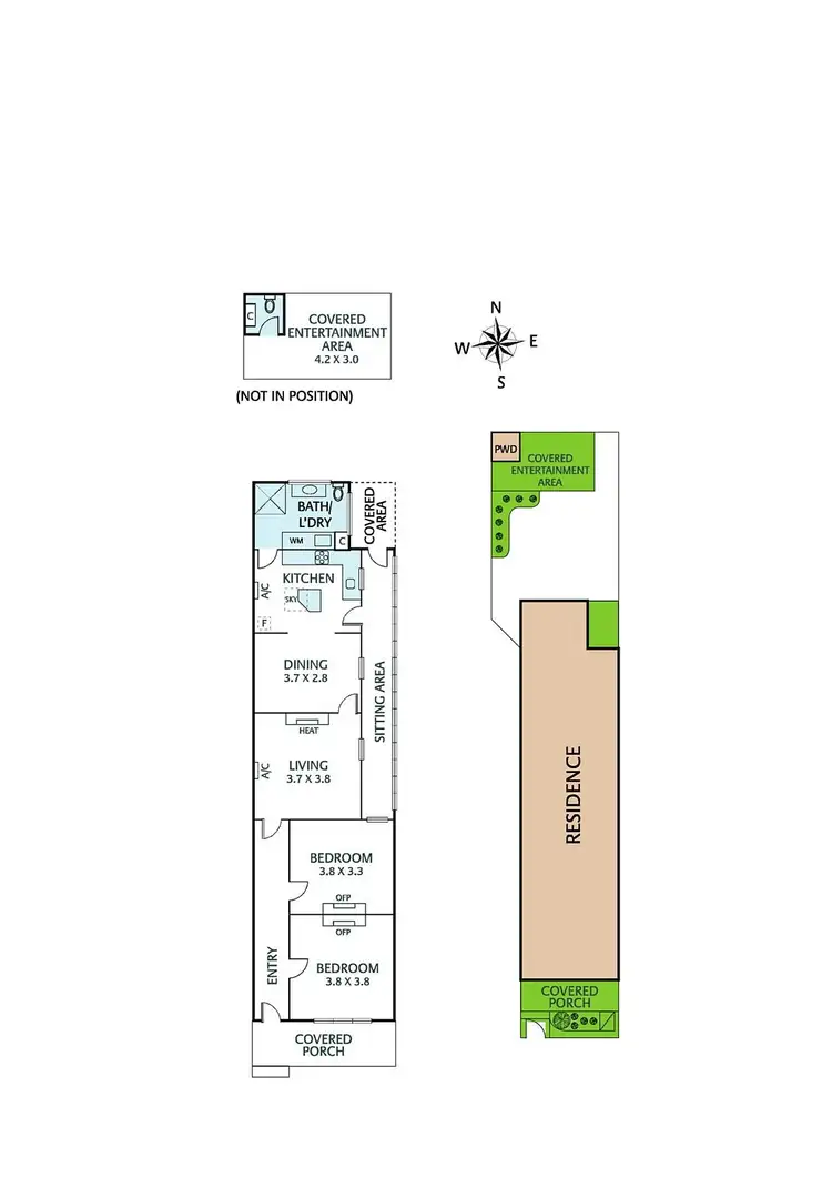 Floorplan of Homely house listing, 7 Campbell Grove, Northcote VIC 3070