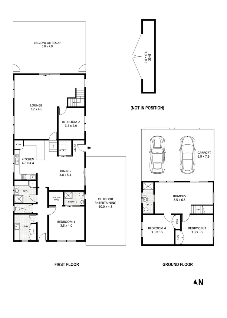 Floorplan of Homely house listing, 42 Heritage Drive, Broadford VIC 3658