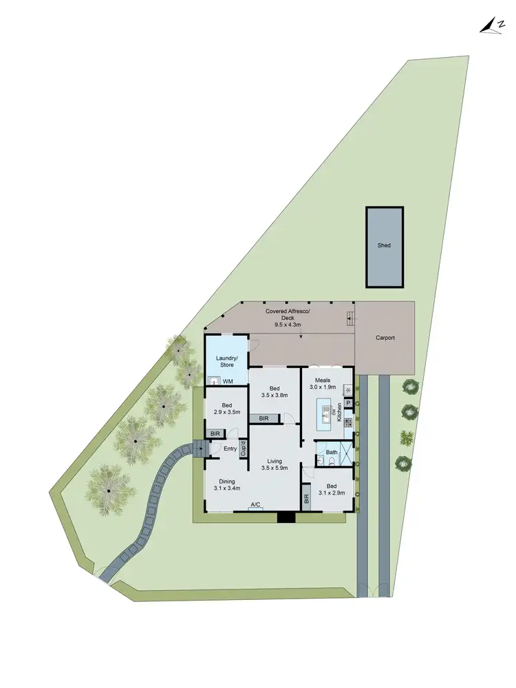 Floorplan of Homely house listing, 24 Betula Street, Doveton VIC 3177