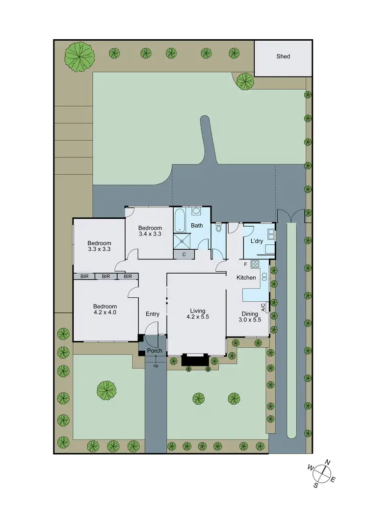Floorplan of Homely house listing, 19 Neville Street, Mentone VIC 3194