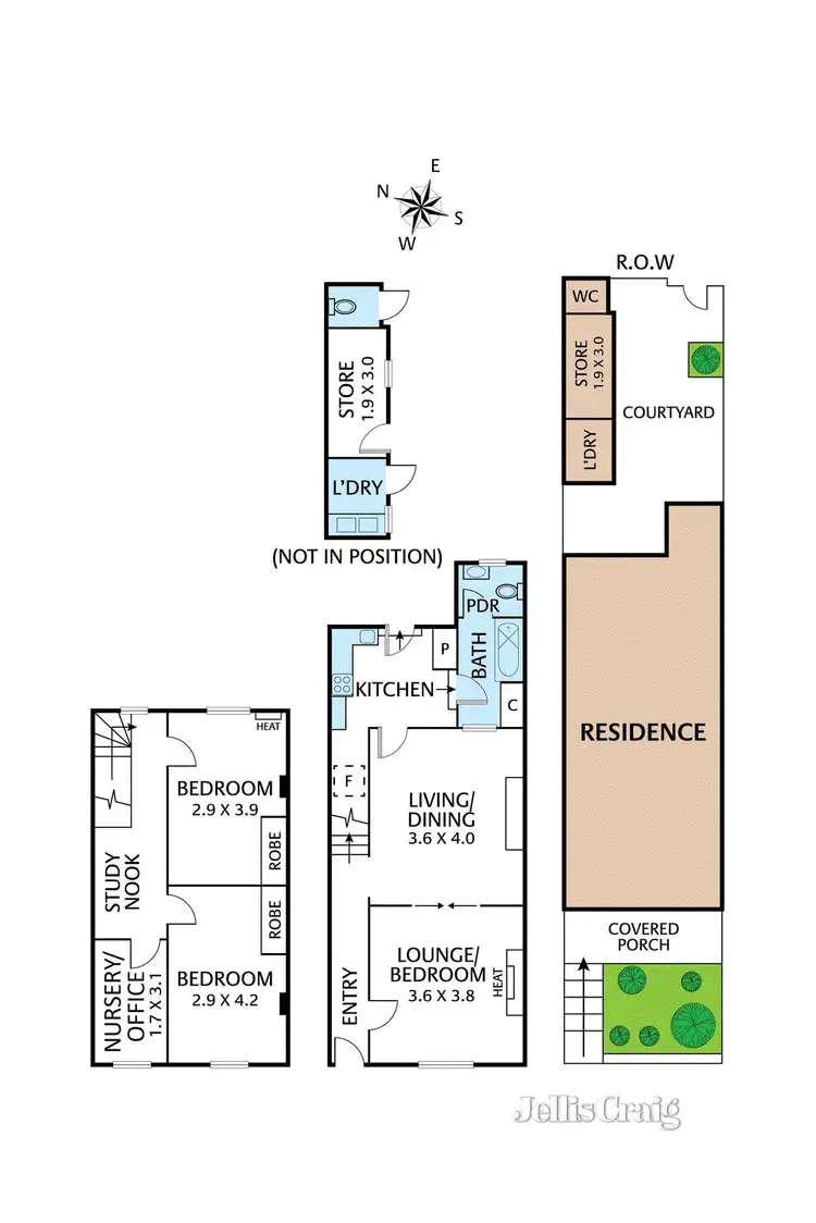 Floorplan of Homely house listing, 12 Eades Place, West Melbourne VIC 3003