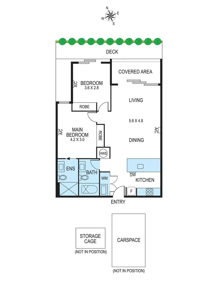 Floorplan of Homely apartment listing, 2/93 Truganini Road, Carnegie VIC 3163