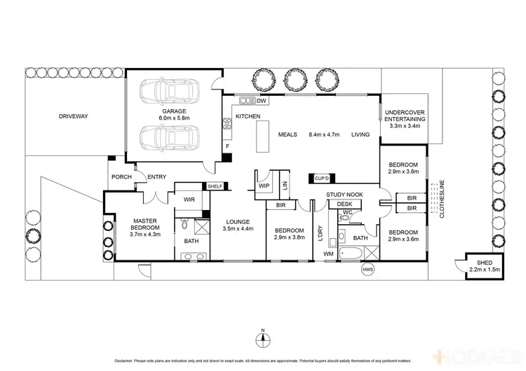 Floorplan of Homely house listing, 25 Shorebreak Way, Ocean Grove VIC 3226