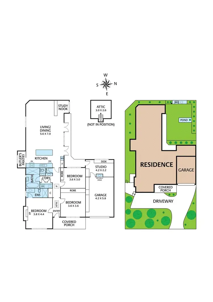 Floorplan of Homely house listing, 5 Grey Street, Eltham VIC 3095