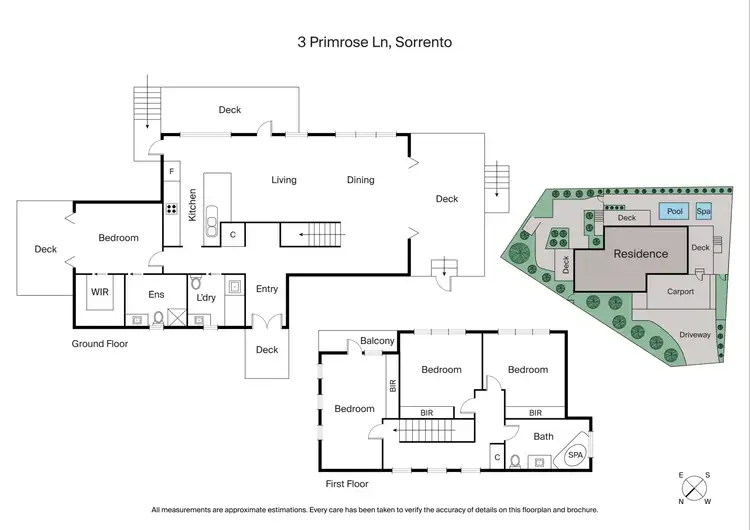 Floorplan of Homely house listing, 3 Primrose Lane, Sorrento VIC 3943