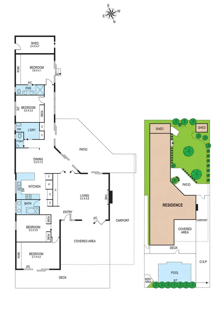 Floorplan of Homely house listing, 88 Castlewood Street, Bentleigh East VIC 3165