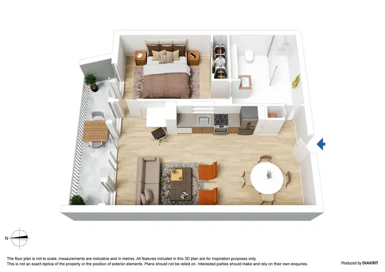 Floorplan of Homely apartment listing, 1310/152 Sturt Street, Southbank VIC 3006