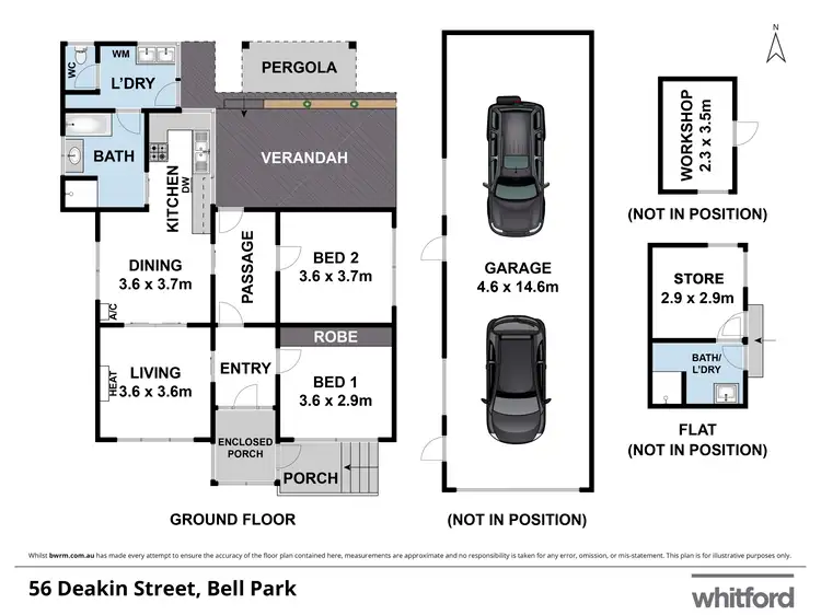 Floorplan of Homely house listing, 56 Deakin Street, Bell Park VIC 3215