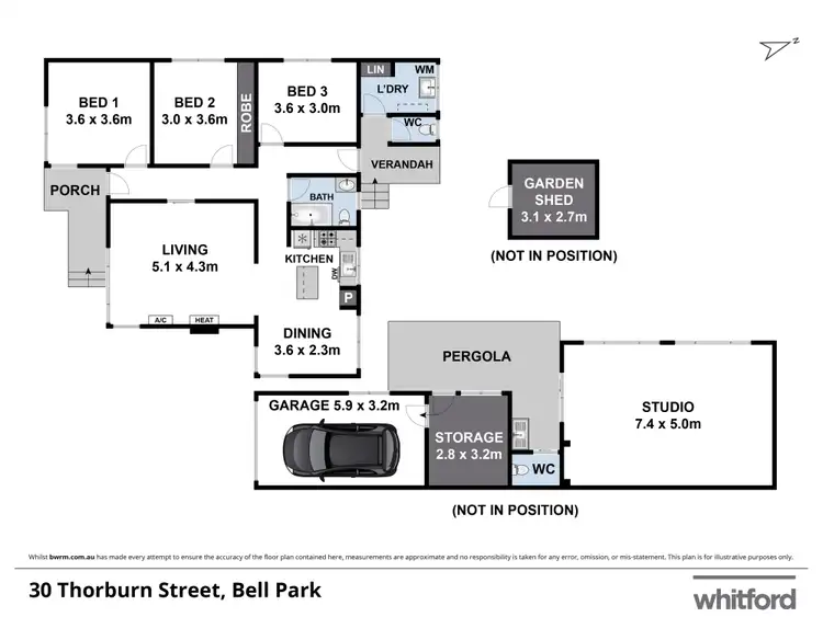 Floorplan of Homely house listing, 30 Thorburn Street, Bell Park VIC 3215