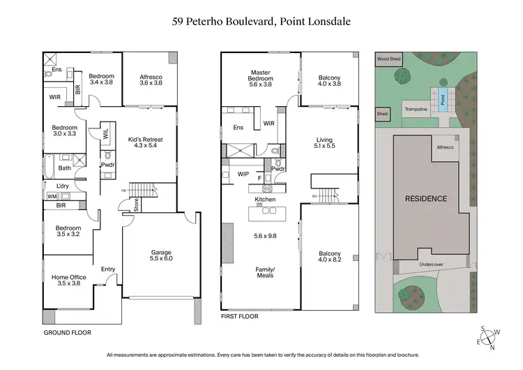 Floorplan of Homely house listing, 59 Peterho Boulevard, Point Lonsdale VIC 3225