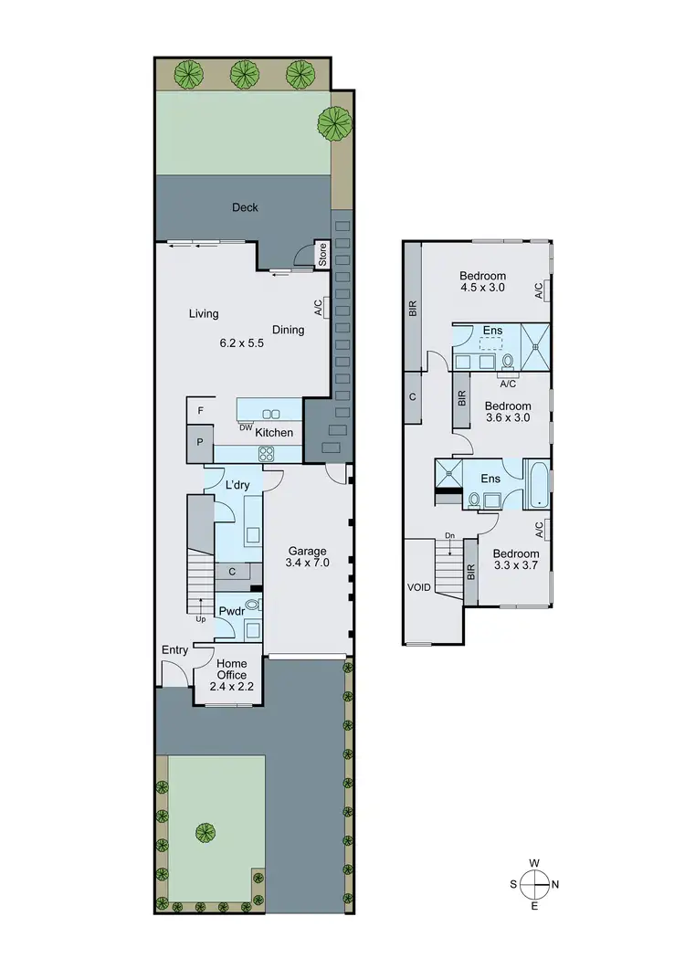 Floorplan of Homely townhouse listing, 19B Campbell Street, Bentleigh VIC 3204