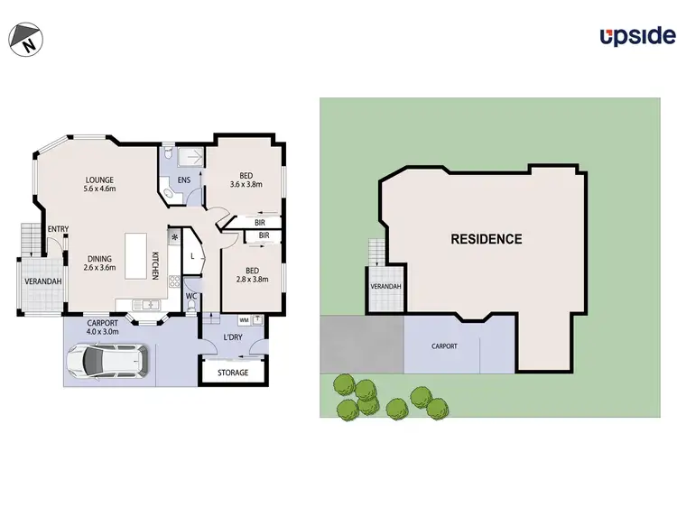 Floorplan of Homely villa listing, 392/30 Majestic Drive, Stanhope Gardens NSW 2768