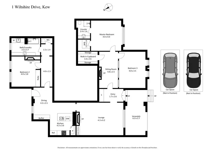 Floorplan of Homely apartment listing, 1 Wiltshire Drive, Kew VIC 3101