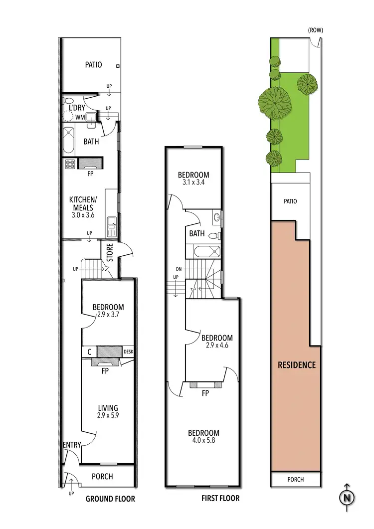 Floorplan of Homely house listing, 66 Carlton Street, Carlton VIC 3053