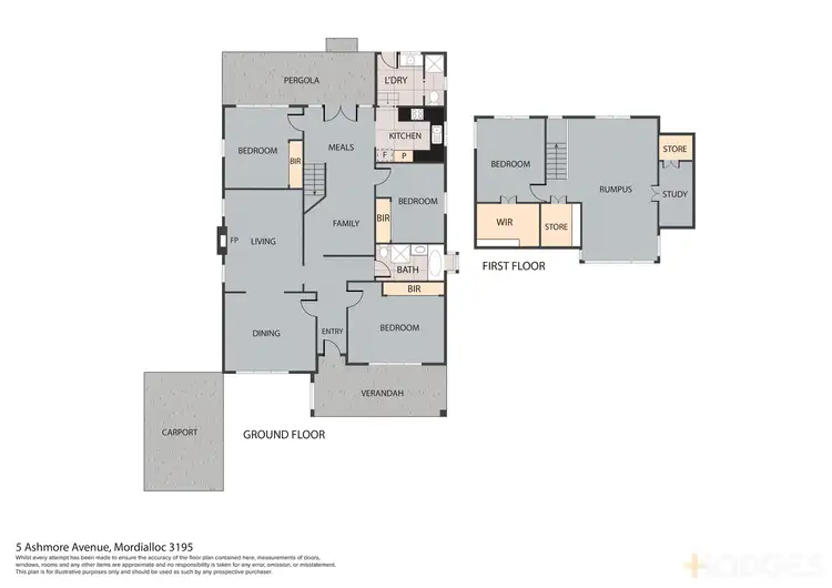 Floorplan of Homely house listing, 5 Ashmore Avenue, Mordialloc VIC 3195