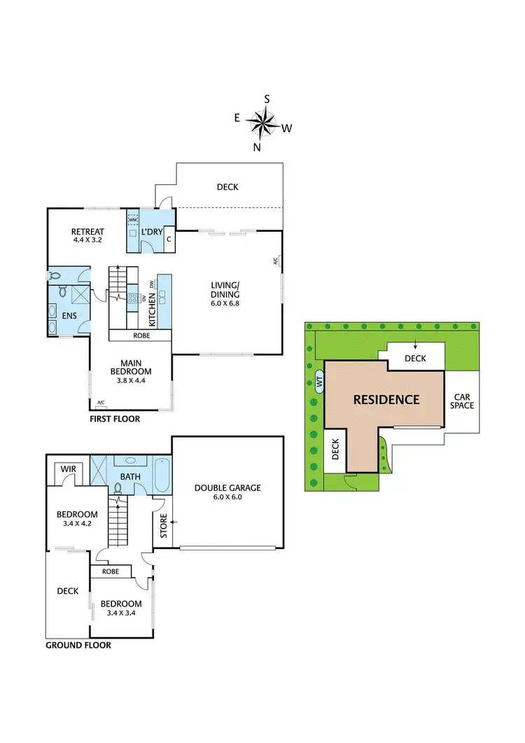 Floorplan of Homely unit listing, 2/168 Rattray Road, Montmorency VIC 3094