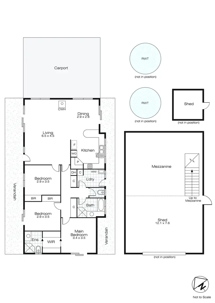 Floorplan of Homely house listing, 238 Flagstaff Ridge Road, Linton VIC 3360