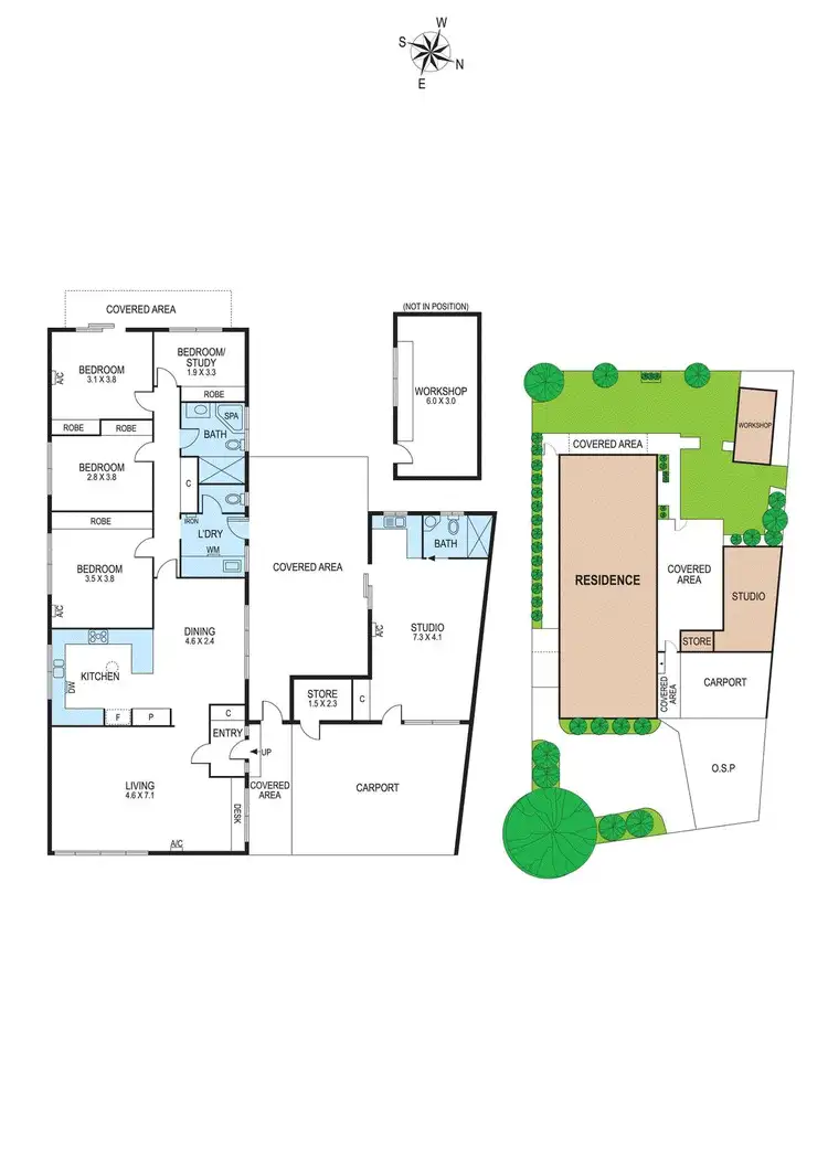 Floorplan of Homely house listing, 4 Kubis Avenue, Aspendale VIC 3195