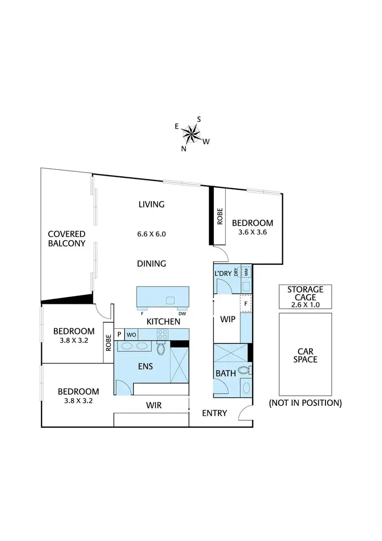 Floorplan of Homely apartment listing, 108A/6 Wamba Road, Ivanhoe East VIC 3079