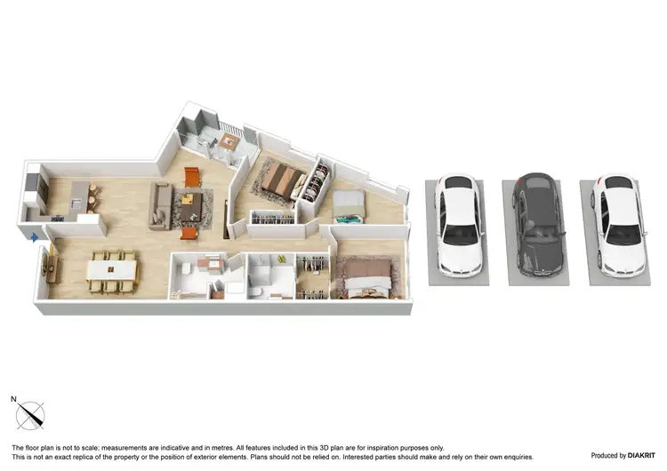 Floorplan of Homely apartment listing, 702/63 Whiteman Street, Southbank VIC 3006