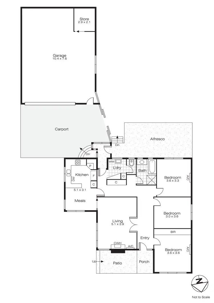 Floorplan of Homely house listing, 5 Hamlet Street, Wendouree VIC 3355
