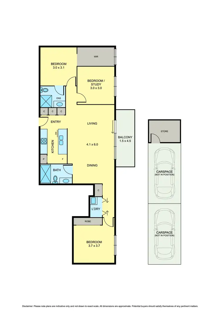 Floorplan of Homely apartment listing, 304/1 Charlnet Drive, Vermont South VIC 3133