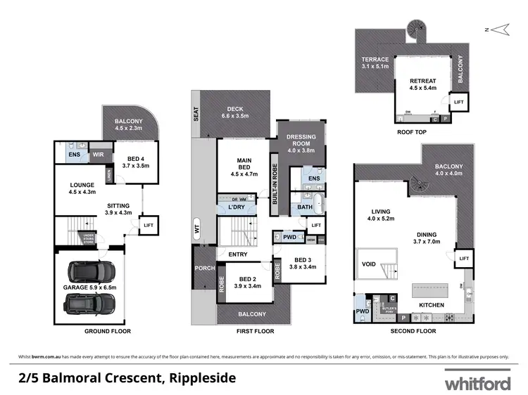 Floorplan of Homely house listing, 2/5 Balmoral Crescent, Rippleside VIC 3215