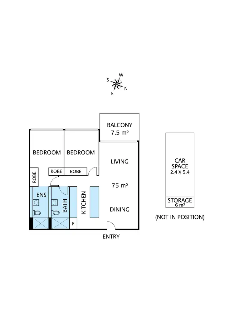 Floorplan of Homely apartment listing, 105/25 Pryor Street, Eltham VIC 3095