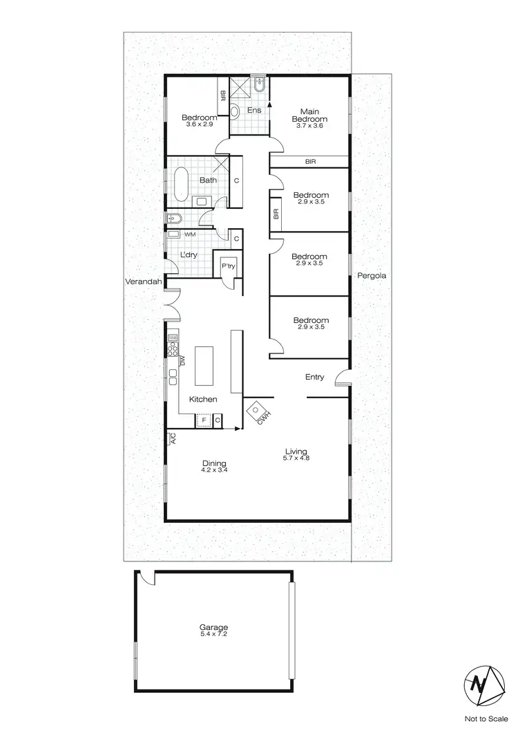 Floorplan of Homely house listing, 354 Mt Doran Egerton Road, Mount Doran VIC 3334
