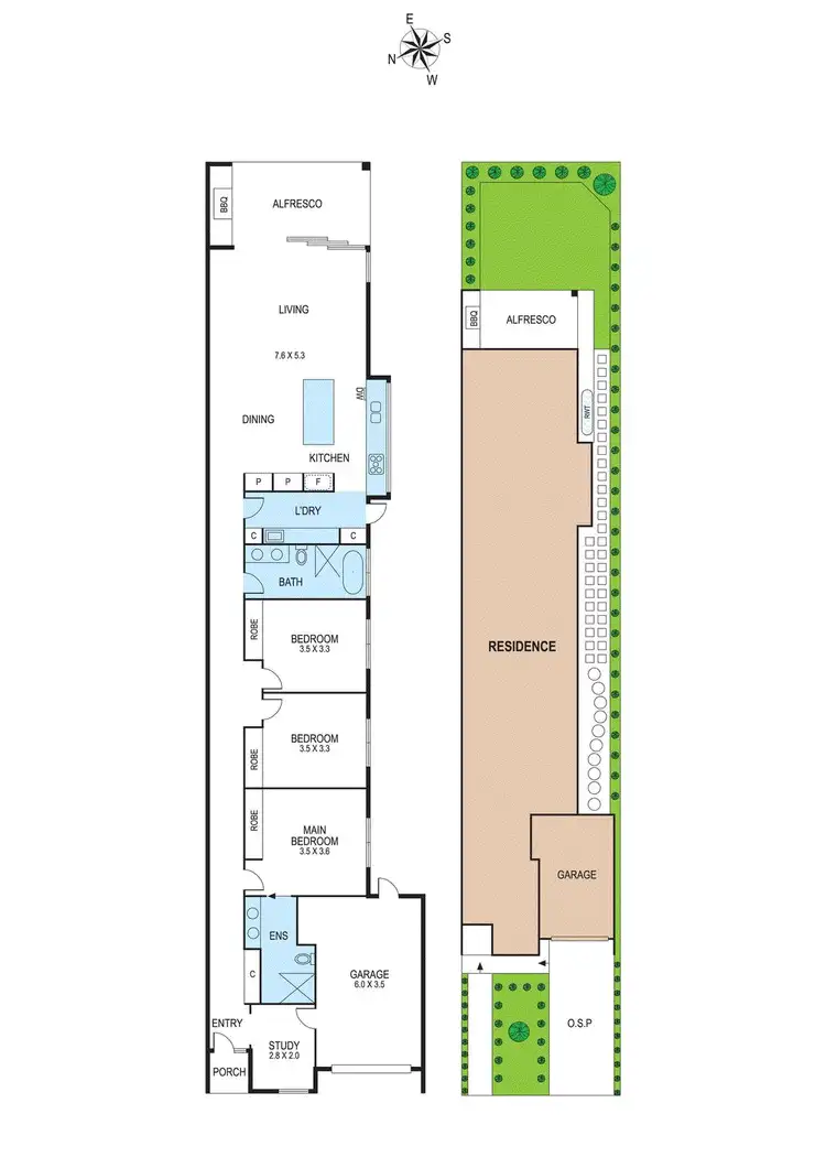 Floorplan of Homely townhouse listing, 4a Seathorpe Avenue, Bentleigh East VIC 3165