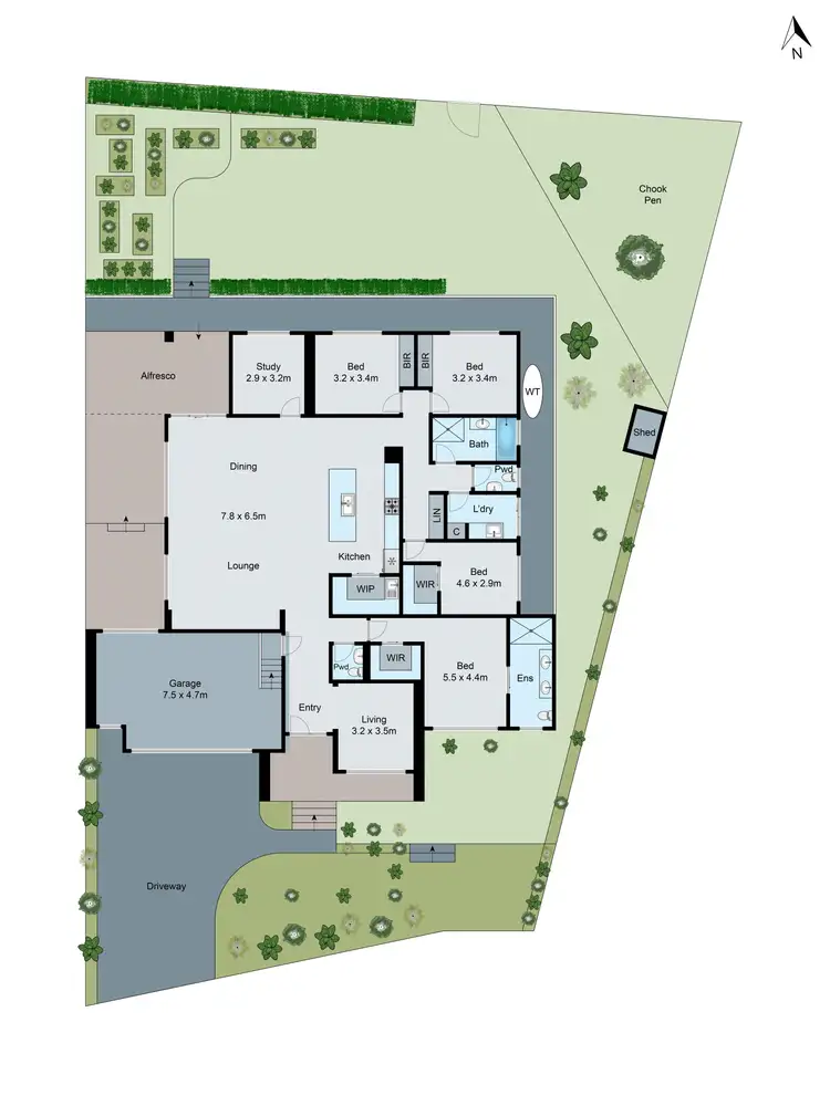 Floorplan of Homely house listing, 4 Griffiths Court, Mount Waverley VIC 3149