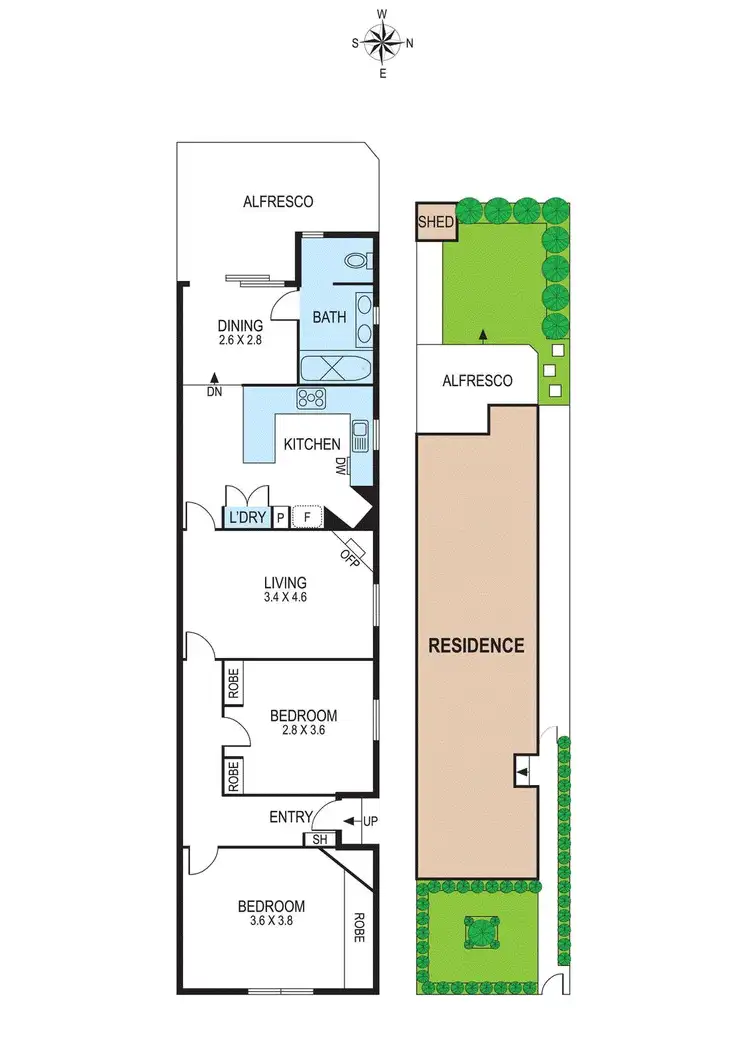 Floorplan of Homely house listing, 123 Male Street, Brighton VIC 3186