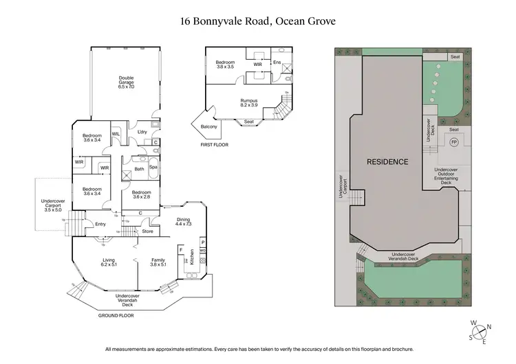 Floorplan of Homely house listing, 16 Bonnyvale Road, Ocean Grove VIC 3226