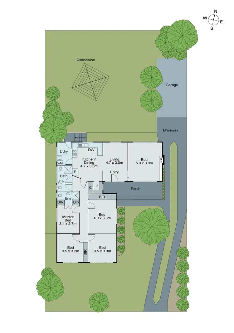 Floorplan of Homely house listing, 1 Imperial Avenue, Mount Waverley VIC 3149