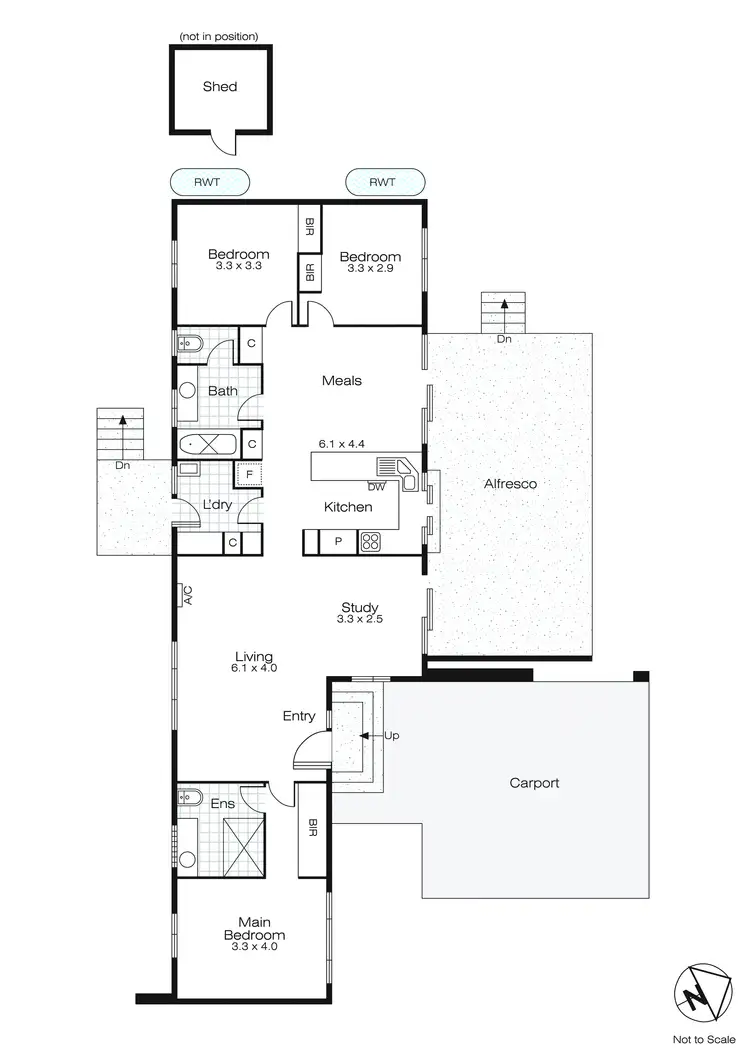 Floorplan of Homely house listing, 36 Club Crescent, Invermay Park VIC 3350