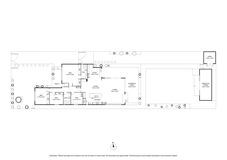 Floorplan of Homely house listing, 1 Hodgson Street, Geelong West VIC 3218